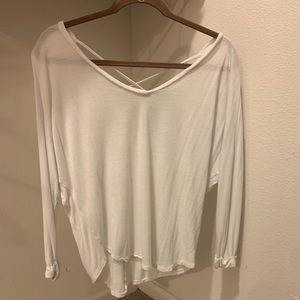 White 1/2 Sleeve Top